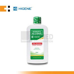 Higene 70% Isopropyl Alcohol, 250 ml (Bo...