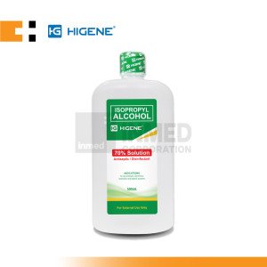 Higene 70% Isopropyl Alcohol, 500 ml