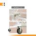 Inmed Hospital Bed Manual 3-Crank w/ IV Pole Inmed Hospital Bed Manual 3-Crank w/ IV Pole