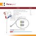 Renasenz Hemodialysis Kit 3-Lumen Fr. 12 x 16cm Curved Standard