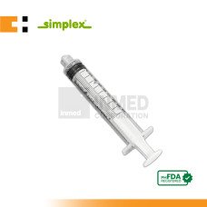 Simplex Disposable Syringe 10ml LL (Box of 100s)