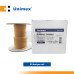 Unimex Amber Rubber Tubing, 1/8 x 3/64 (50ft)