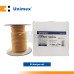 Unimex Amber Rubber Tubing, 5/32 x 1/16 (50ft)