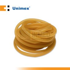 Unimex Amber Rubber Tubing, 1/4 x 1/8 (50ft)