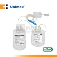 Unimex Blood Bag Double, 450cc Safety (Pack of 5s)