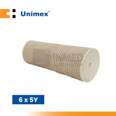 Unimex Elastic Bandage V-Grip, 6x5 yd