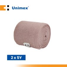 Unimex Rubber Elastic Bandage 2 x 5Y (Pack of 12s) Unimex Rubber Elastic Bandage 2 x 5Y (Pack of 12s)