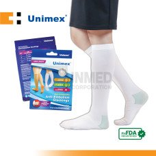Unimex Anti-Embolism Stockings Knee High White