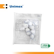 Unimex Gauze Balls with X-ray Line, Peanut  (Box of 25s)