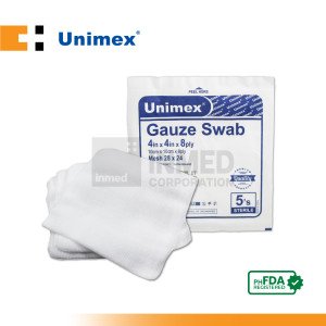 Unimex Gauze Swab, Sterile 5's