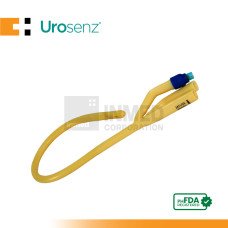 Urosenz Latex Foley Balloon Catheter 3-Way (Box of 10s)