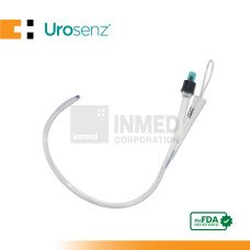 Urosenz Silicone Foley Catheter, 2-Way w/ Stylet (Box of 10s)