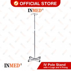 Inmed IV Pole Stand with 4 Legs and 4 Prong [10pcs/Carton]