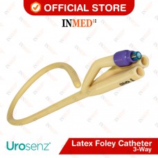 Urosenz Latex Foley Balloon Catheter 3-Way [500pc/Carton]